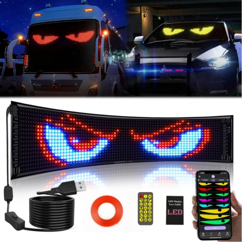 Pixel Art Led Panel - LED Matrix Pixel Panel, Scrolling Bright
