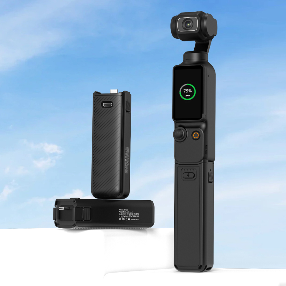 Camera Battery Grip - For DJI Osmo Pocket 3 Portable