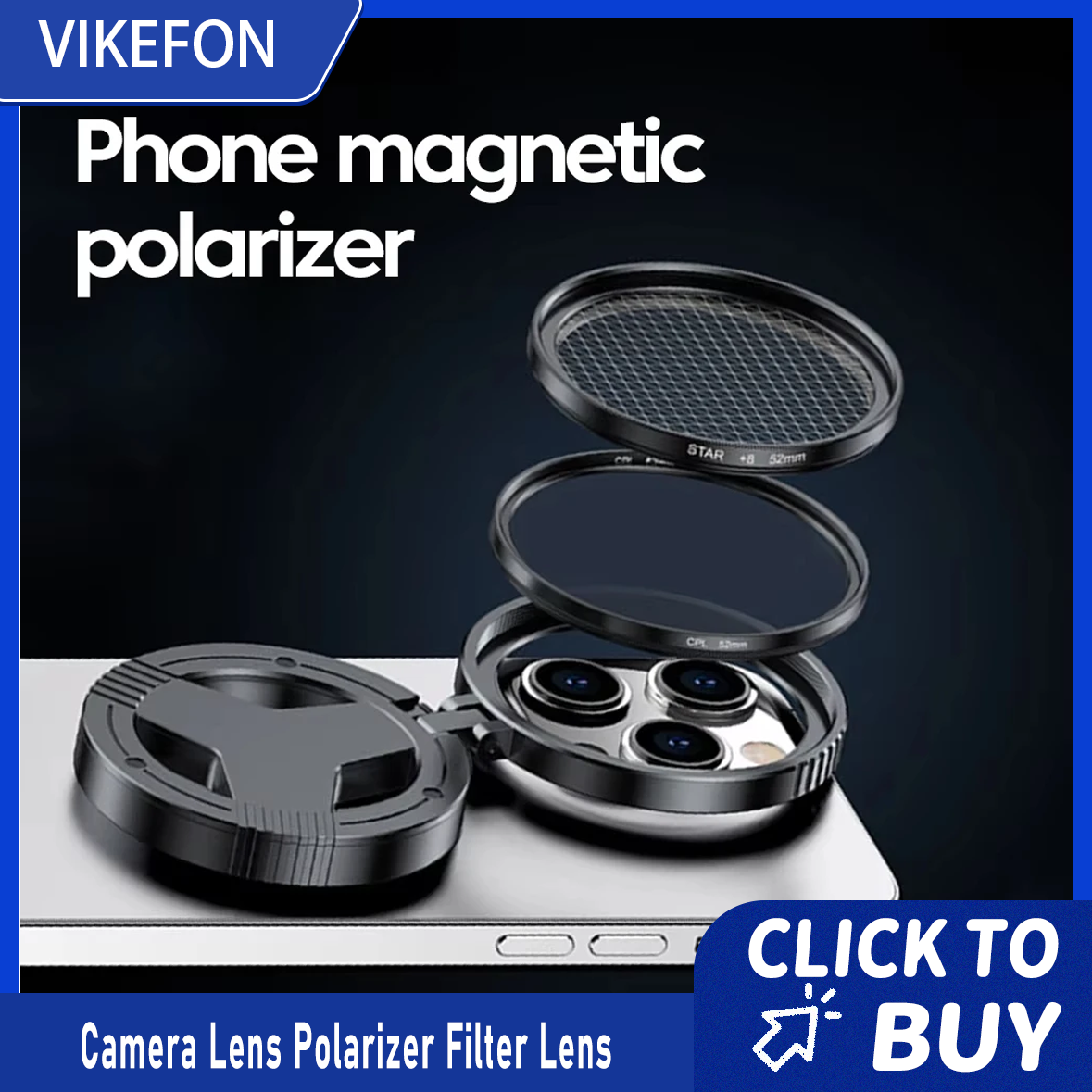 Photography Kit Samsung S26 Ultra - Magnetic Holder Universal 52MM CPL Filter