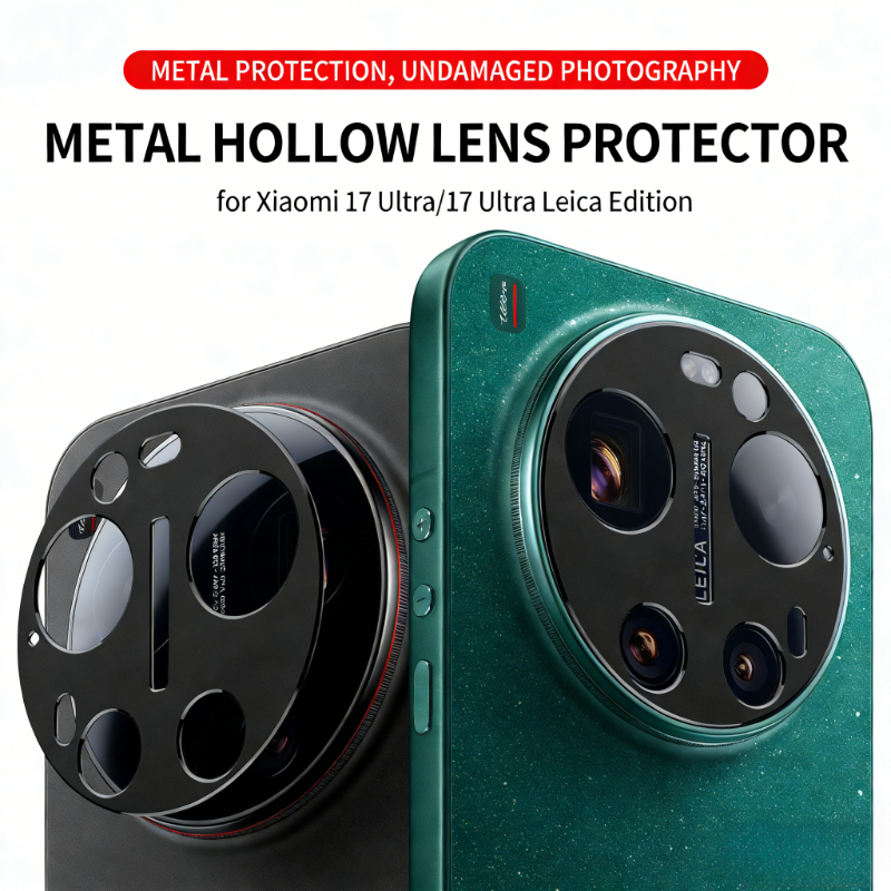 Photography Xiaomi - 1-2 PCS Black Aluminum Metal Rear