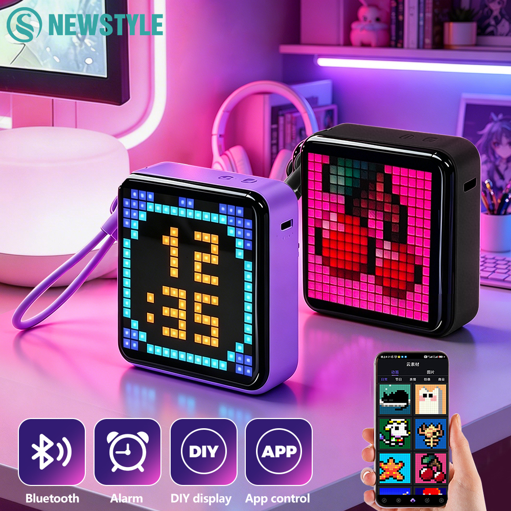 Pixel Art Led Panel - LED Pixel Display Night Light Bluetooth