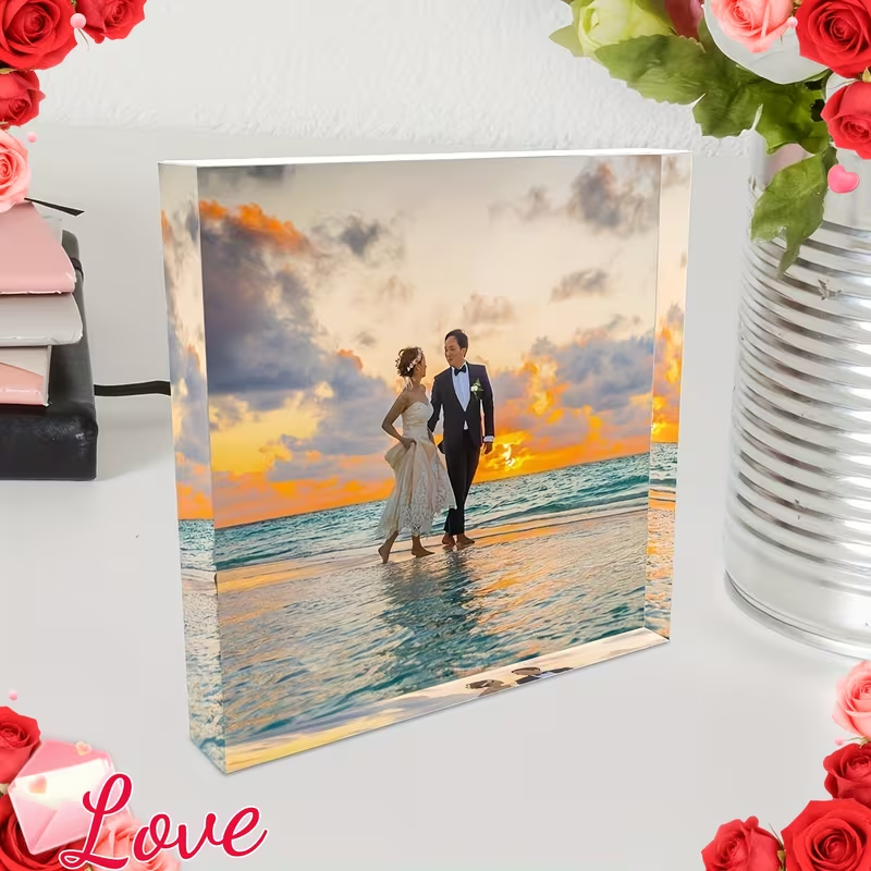 Photographic Memory - A custom acrylic desktop decoration with
