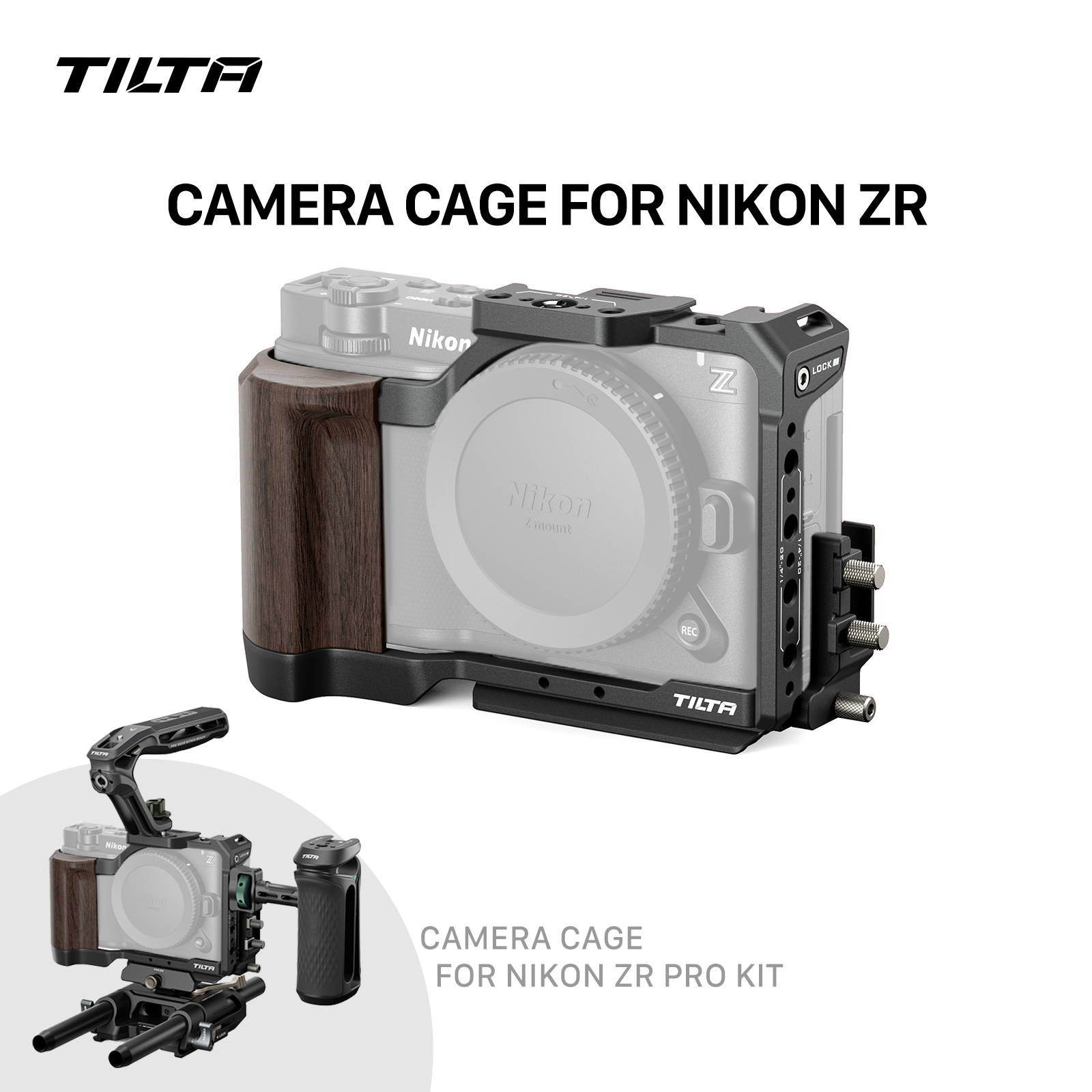 Camera Cage Baseplate - TILTA ZR Camera Cage for Nikon