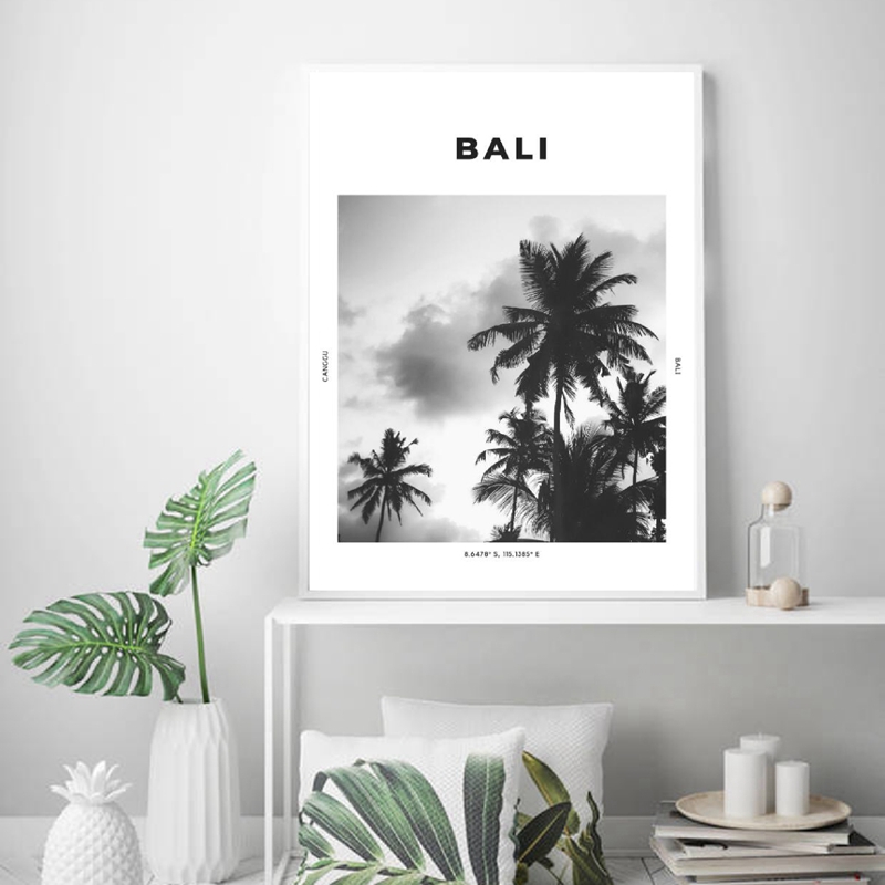 Bali Travel Print Black White  - Photography Bali 评论和价格