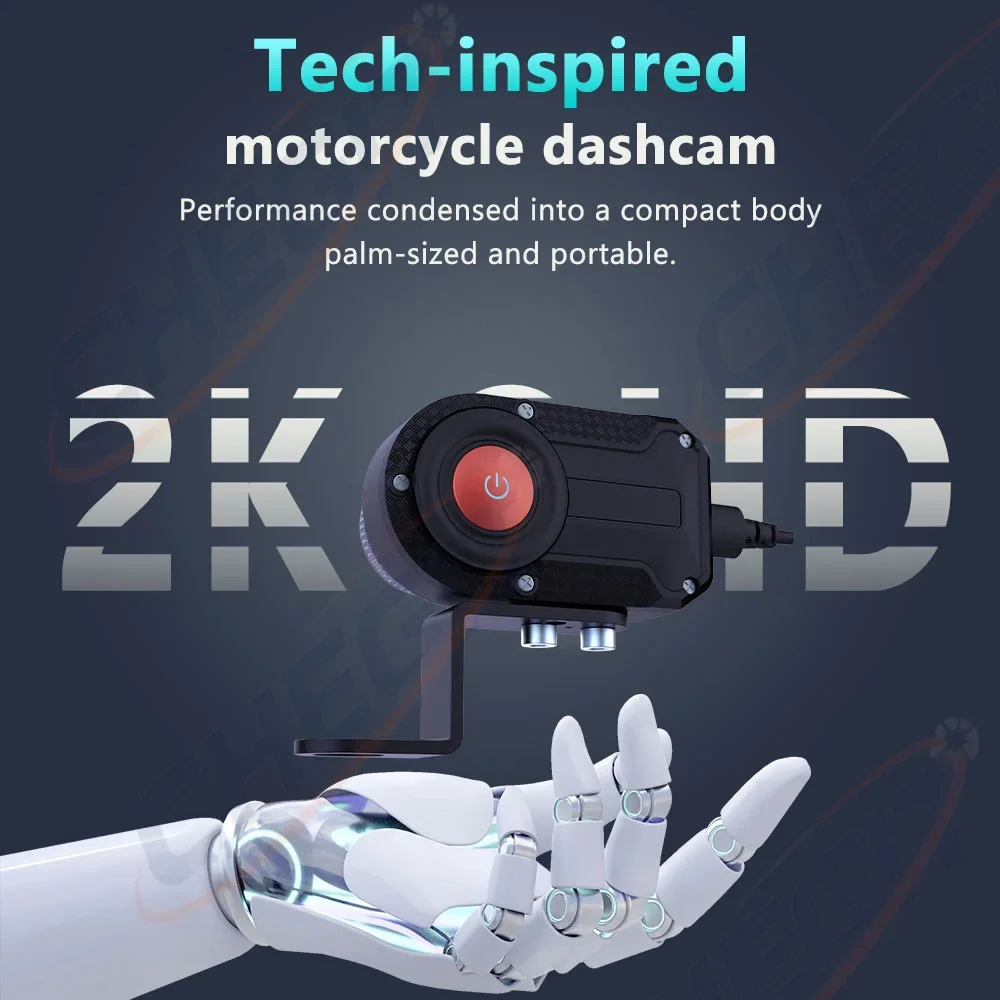 Motorcycle DVR 2K HD WiFi With - Photographic Memory 评论和价格