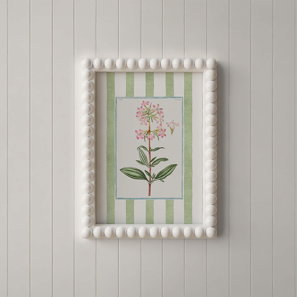Set of 2 Striped Botanical Wal - Photography Course 评论和价格