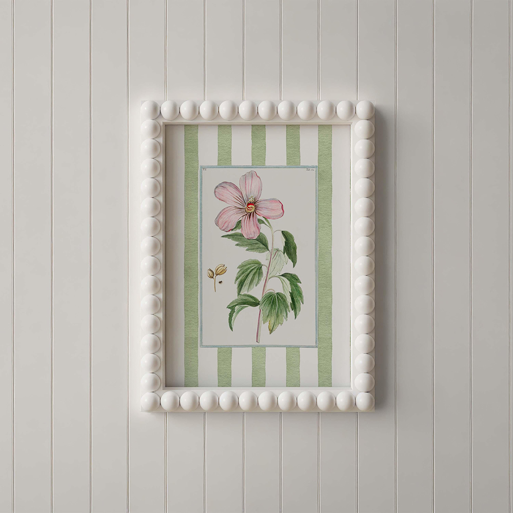 Set of 2 Striped Botanical Wal - Photography Course 评论和价格