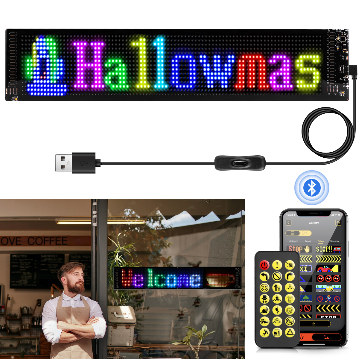 5V USB Flexible LED Panel Ligh - Pixel Art Led Panel 评论和价格
