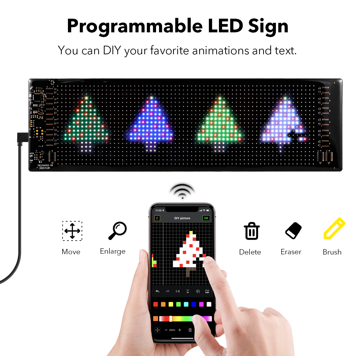 5V USB Flexible LED Panel Ligh - Pixel Art Led Panel 评论和价格