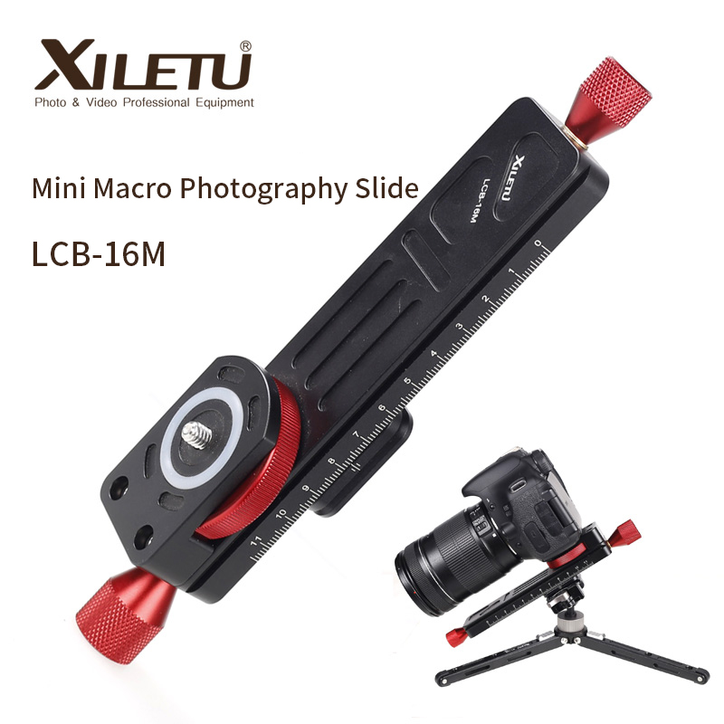 XILETU LCB-16M Mini Macro Phot - Camera Slider Rail 评论和价格