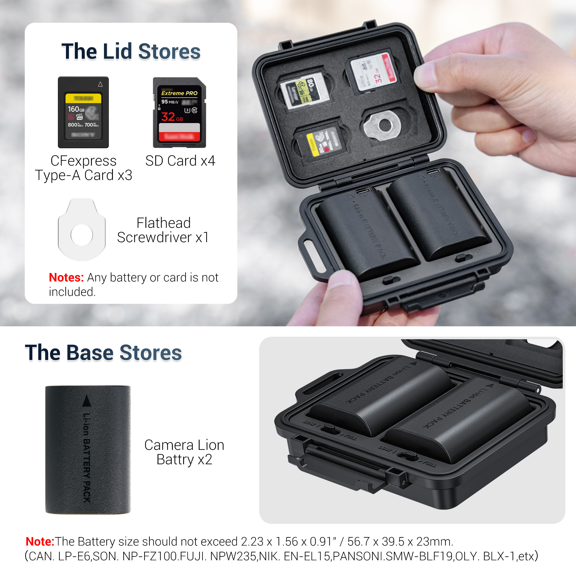 JJC Camera Battery Memory Card - Camera Battery Grip 评论和价格