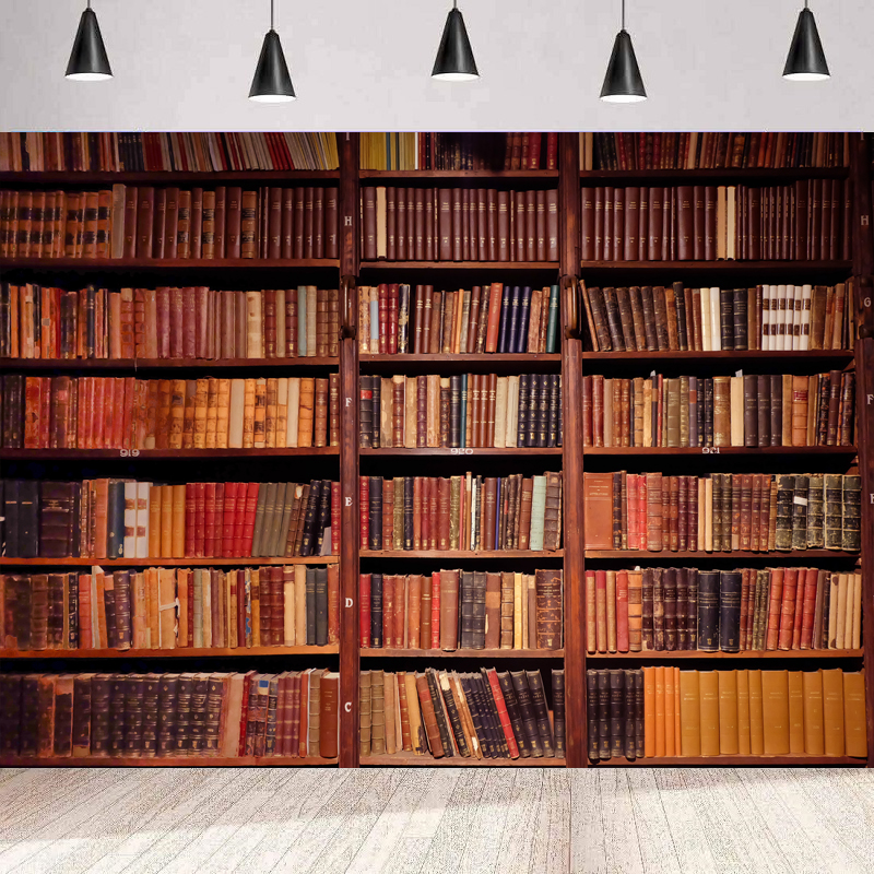 Wood Bookshelf Photography Bac - Photography Yearbook 评论和价格