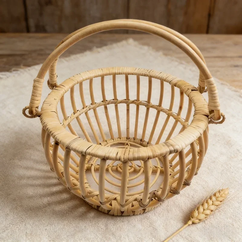 Infant Posing Bed Retro Rattan - Photography Cheat Sheet 评论和价格