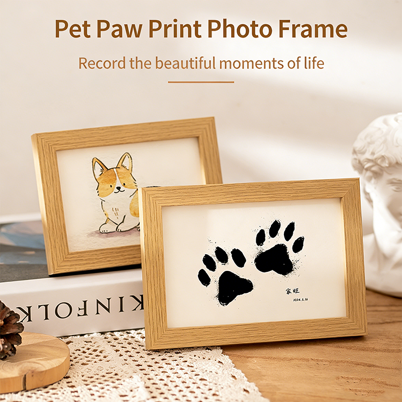 Diy Wooden Baby Pet Paw Print  - Photographic Memory 评论和价格