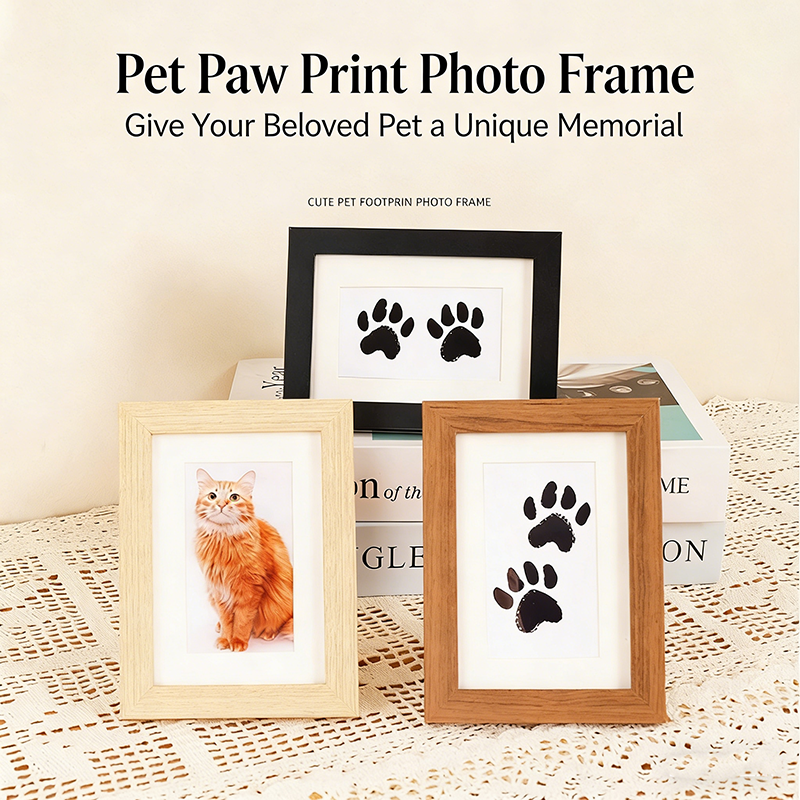 Diy Wooden Baby Pet Paw Print  - Photographic Memory 评论和价格