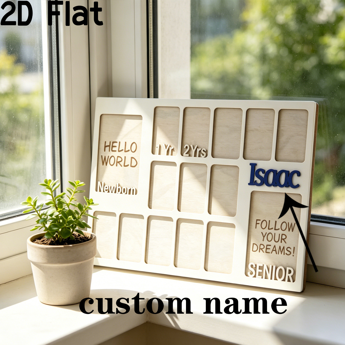 Custom Photo Board Wooden Name - Photography Prompt 评论和价格