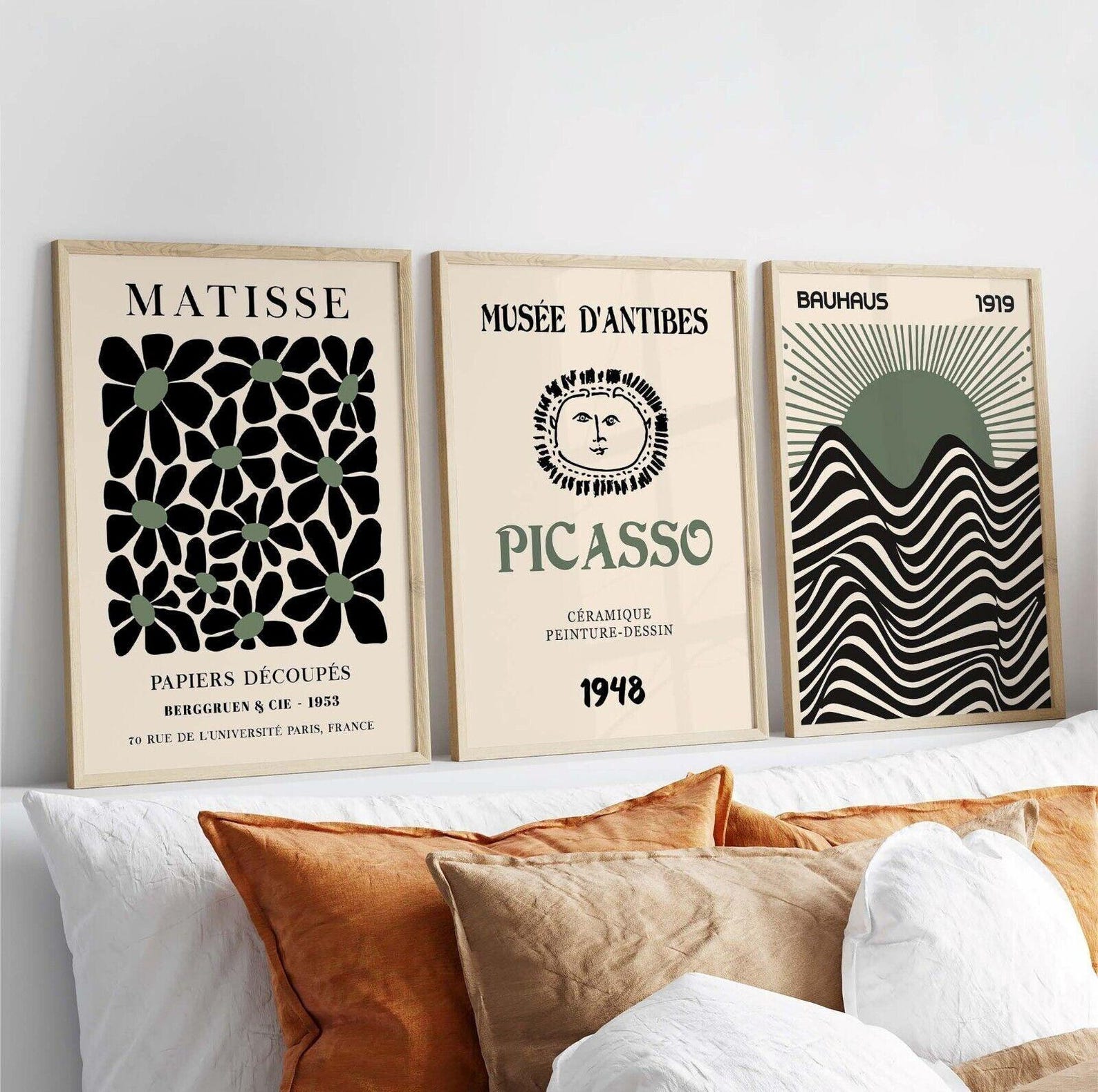 3pcs/set Retro Matisse Canvas  - Photography Course 评论和价格
