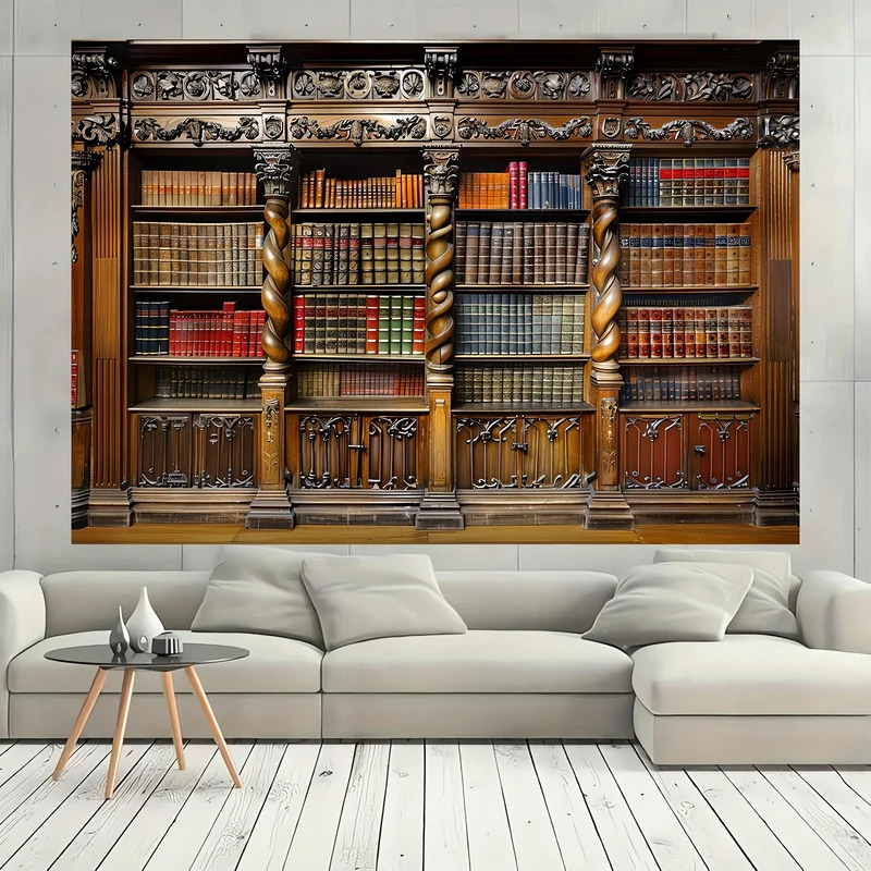 Vintage bookshelves on old boo - Photography Yearbook 评论和价格