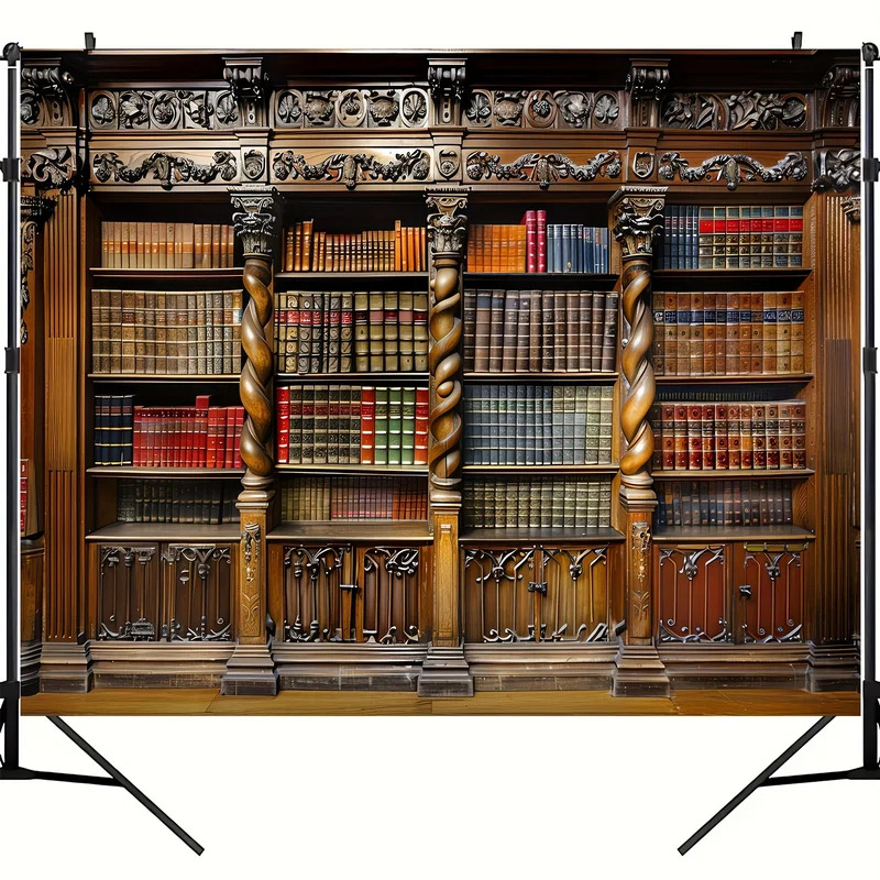 Vintage bookshelves on old boo - Photography Yearbook 评论和价格
