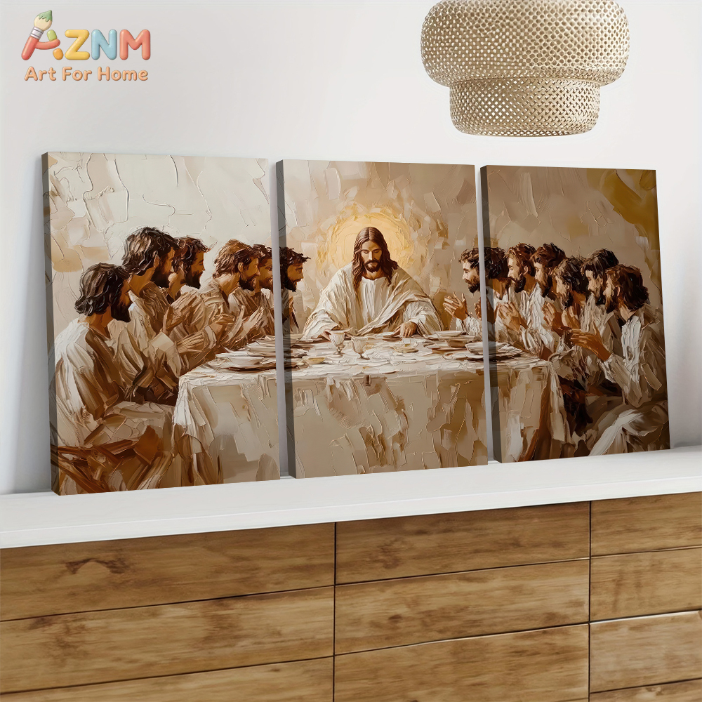 3PCS The Last Supper Abstract  - Photography Course 评论和价格