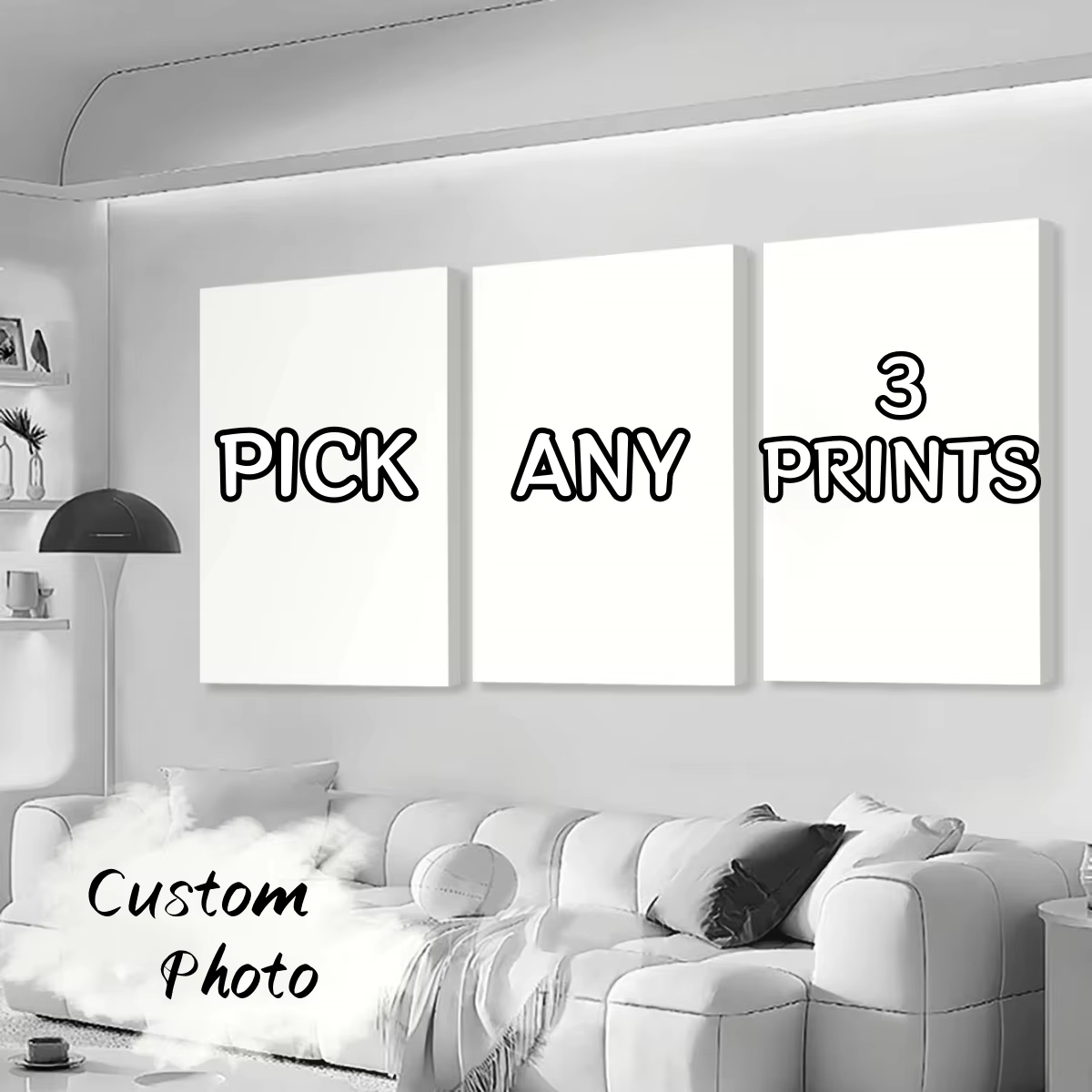 3pcs/set Custom Canvas Printin - Photography Course 评论和价格