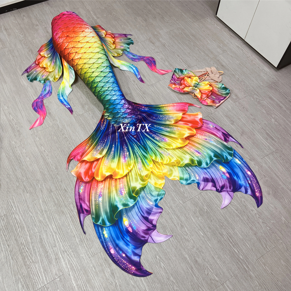 Mermaid tail rainbow-colored l - Photography Hd 评论和价格