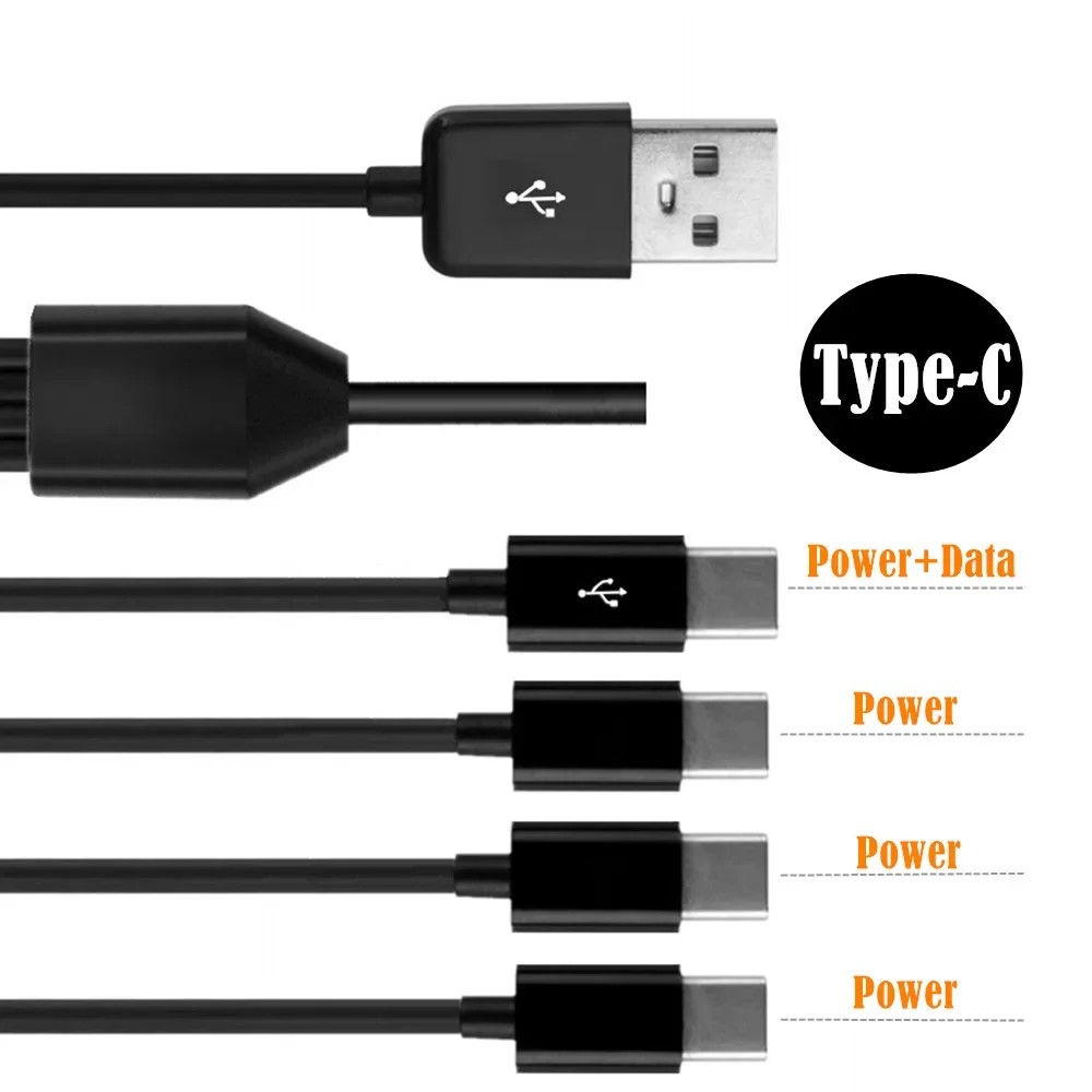 Type-C 1 To 4 6 Port Type C US - Photography Date 评论和价格