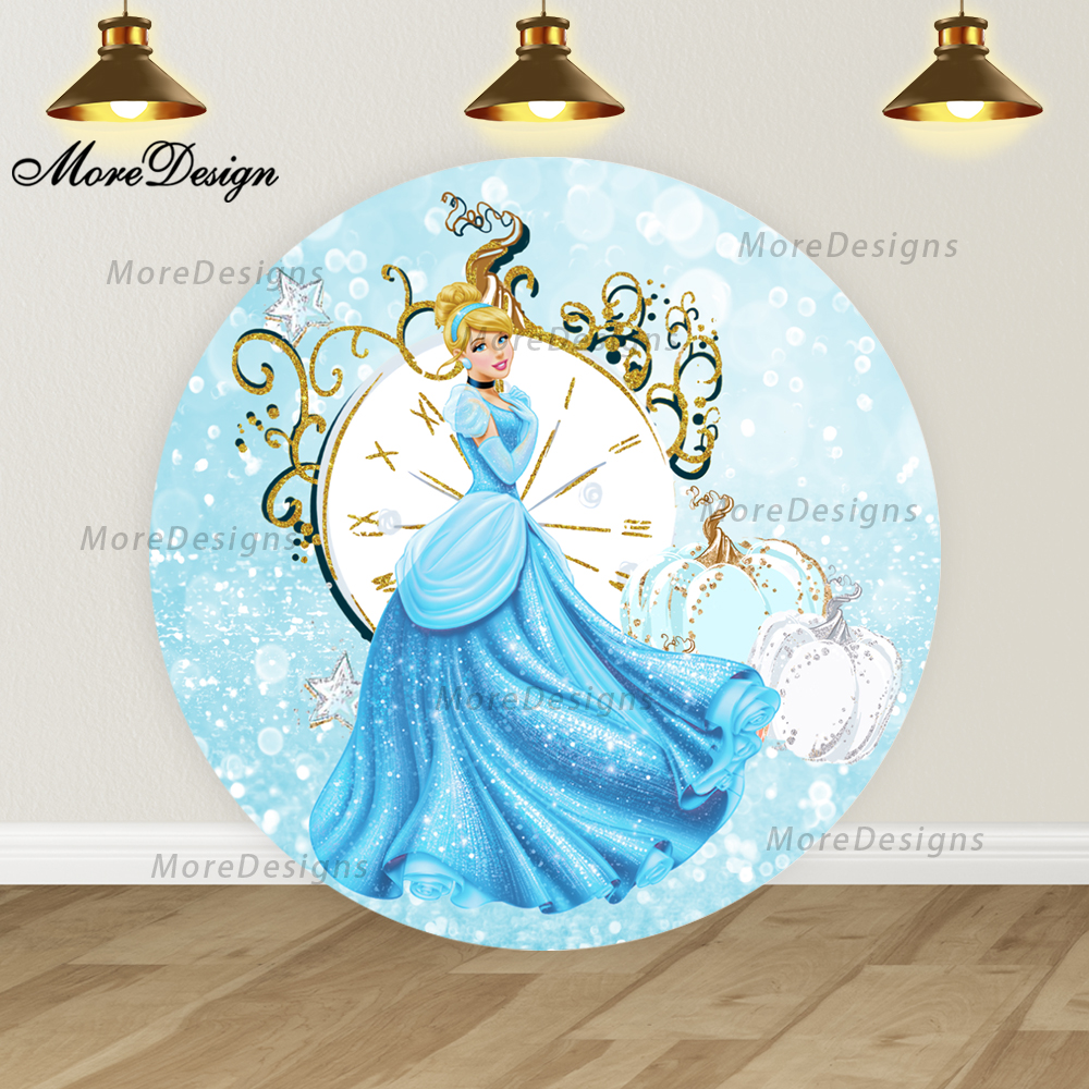 Cinderella Round Backdrop Baby - Photography Cheat Sheet 评论和价格