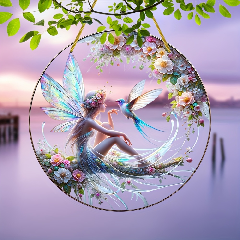 Round Fairy Angel 8in acrylic  - Photography Prompt 评论和价格