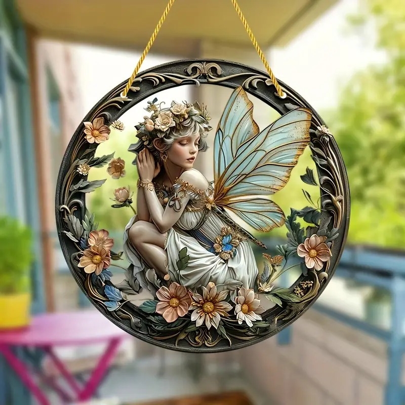 Round Fairy Angel 8in acrylic  - Photography Prompt 评论和价格