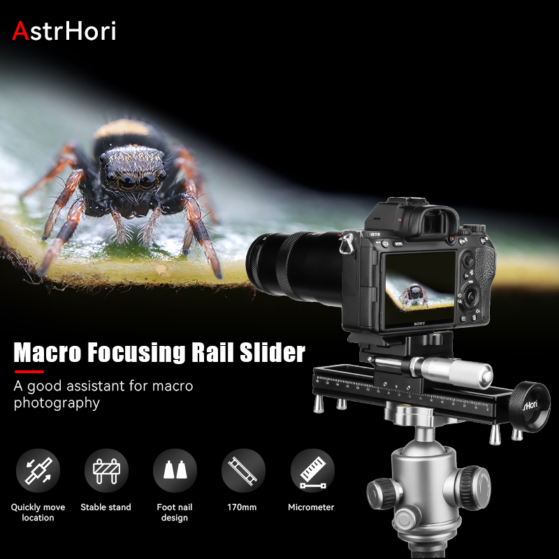 AstrHori 170MM Portable Alumin - Camera Slider Rail 评论和价格