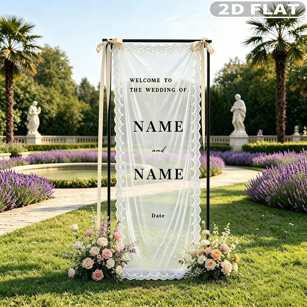 2D FLAT 1pc Custom Name Sheer  - Photography Prompt 评论和价格