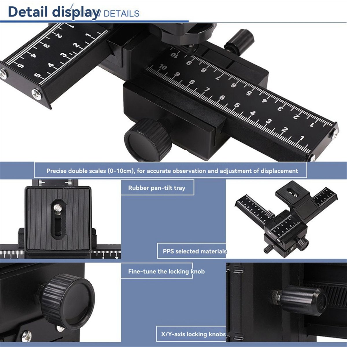 M05K 4 Way Macro Focusing Rail - Camera Slider Rail 评论和价格