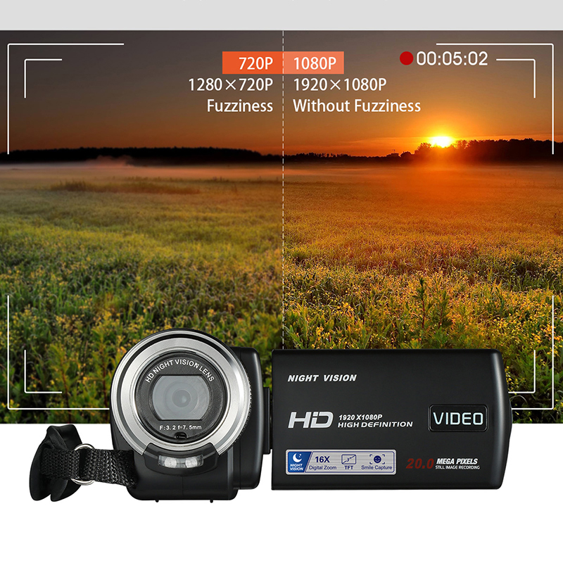 Ordro V12 Vlog Video Camera Di - Photography Prompt 评论和价格