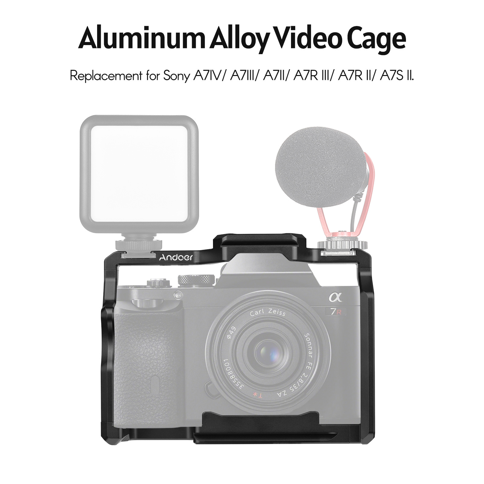 Andoer Camera Cage Aluminum Al - Camera Cage Baseplate 评论和价格