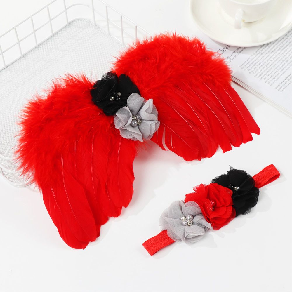 2pcs/set Cute Newborn Angel Fe - Photography Cheat Sheet 评论和价格