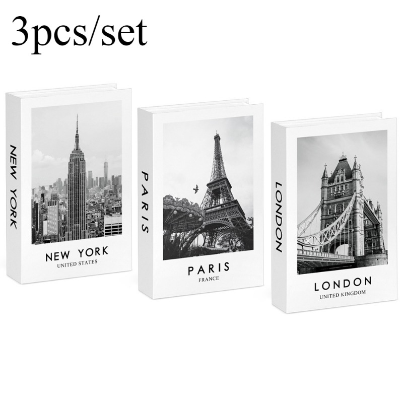 3Pcs/Set Fake Book Luxury Phot - Photography Yearbook 评论和价格