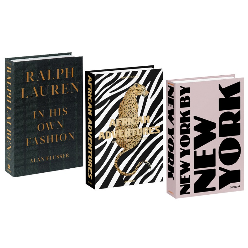 3Pcs/Set Fake Book Luxury Phot - Photography Yearbook 评论和价格