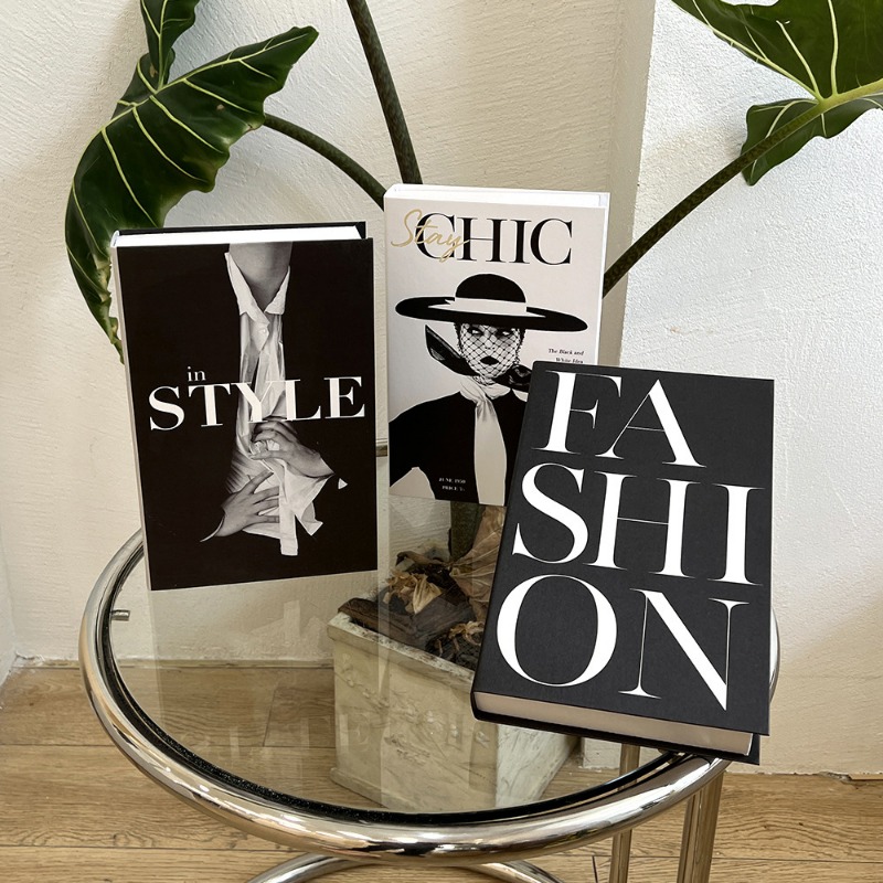 3Pcs/Set Fake Book Luxury Phot - Photography Yearbook 评论和价格