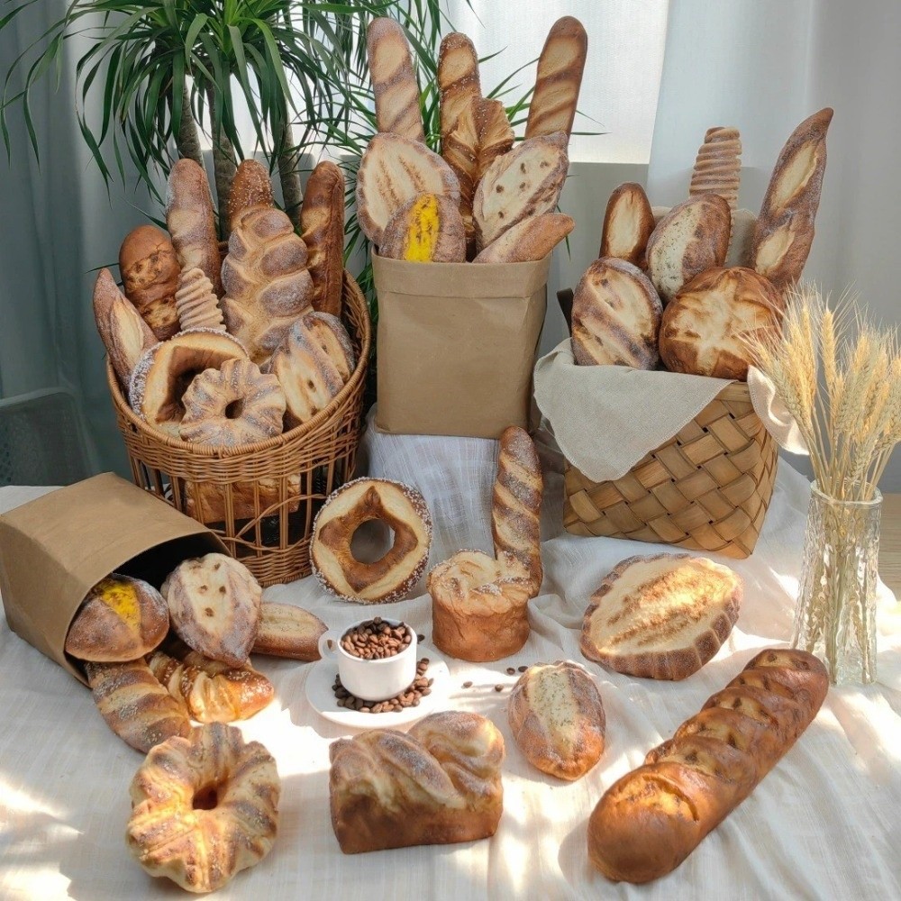 Soft PU Faux Bread Realistic N - Photography Interest 评论和价格