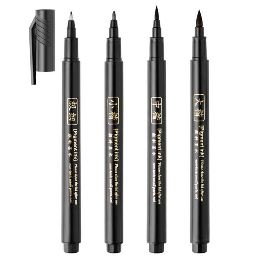 4pc Brush Pen Calligraphy Pen  - Photography Course 评论和价格