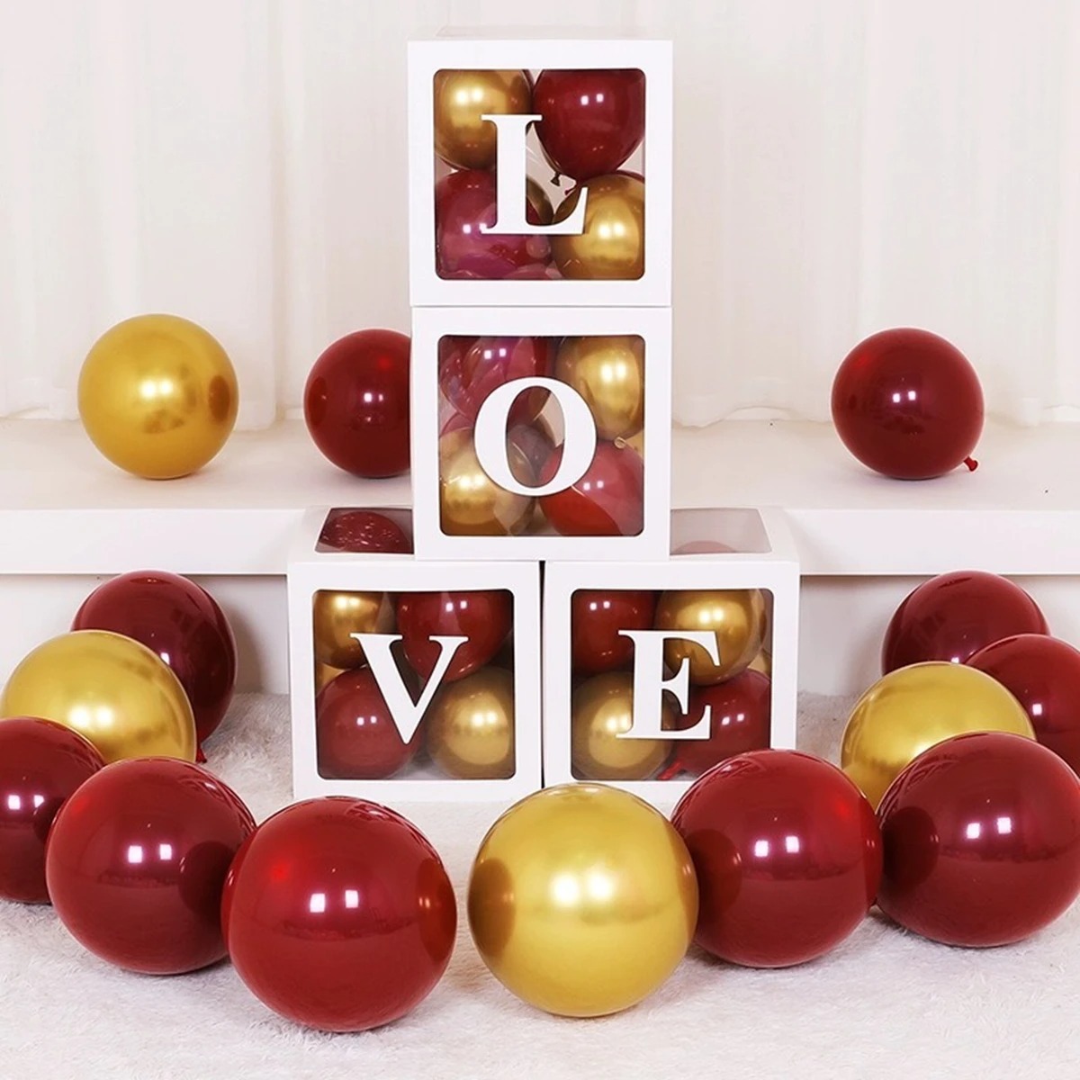 DIY Letter Balloon Boxes, A-Z  - Photography Prompt 评论和价格