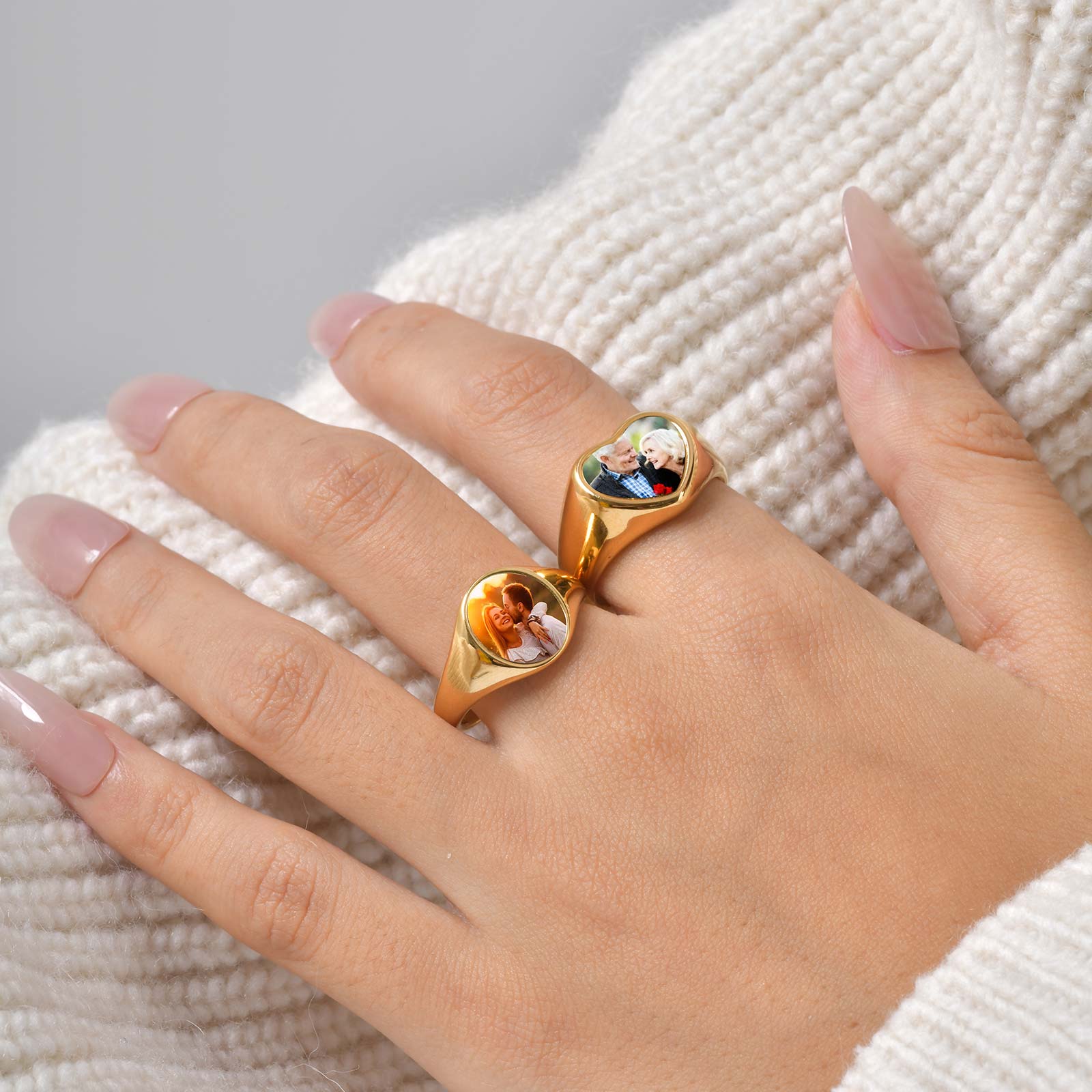 Custom Photo Signet Ring for W - Photographic Memory 评论和价格