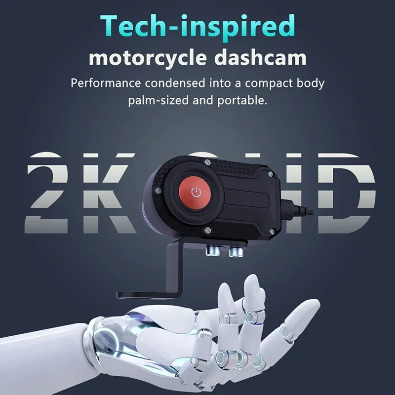 2K HD Motorcycle DVR Waterproo - Photographic Memory 评论和价格