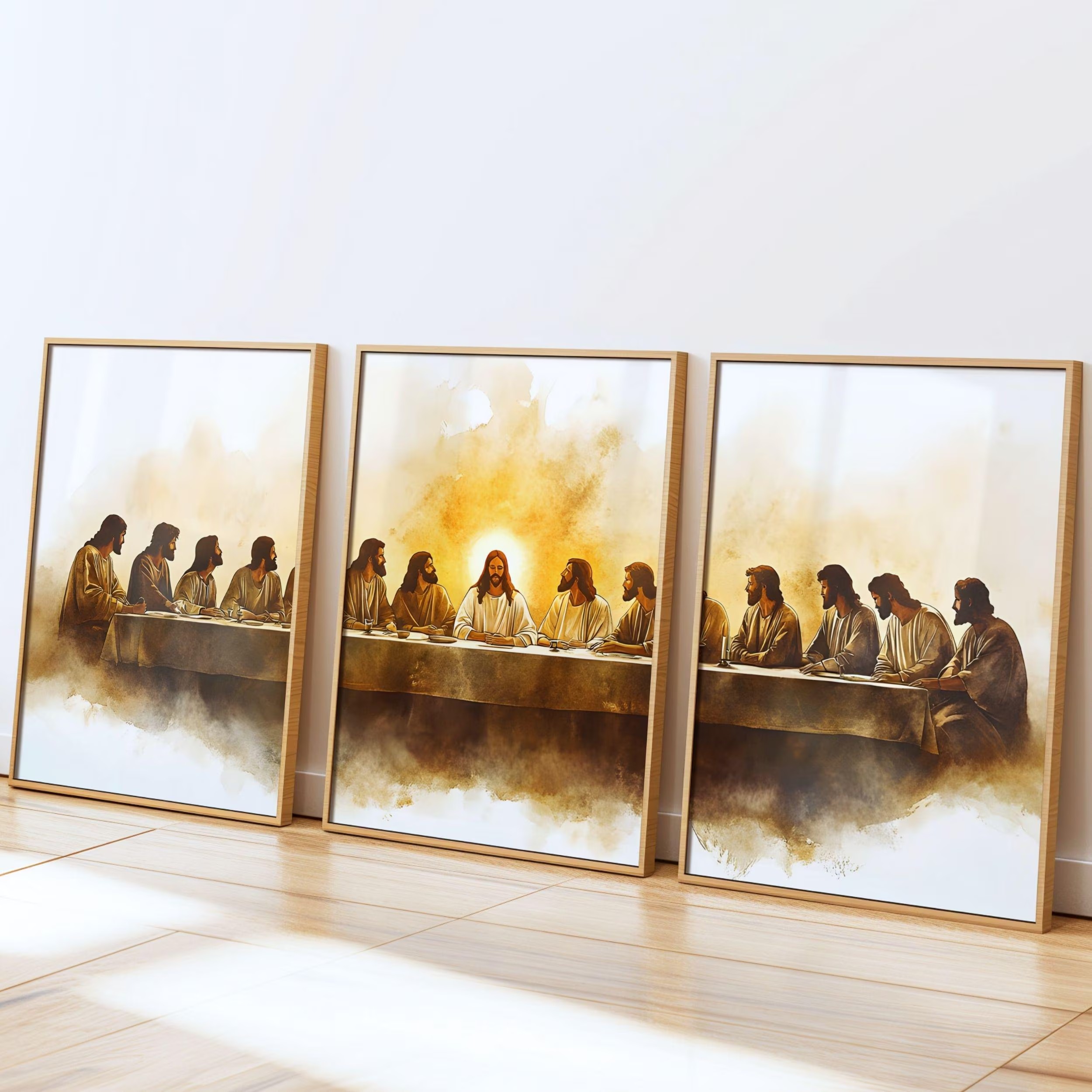 3pcs/set The Last Supper Wall  - Photography Course 评论和价格