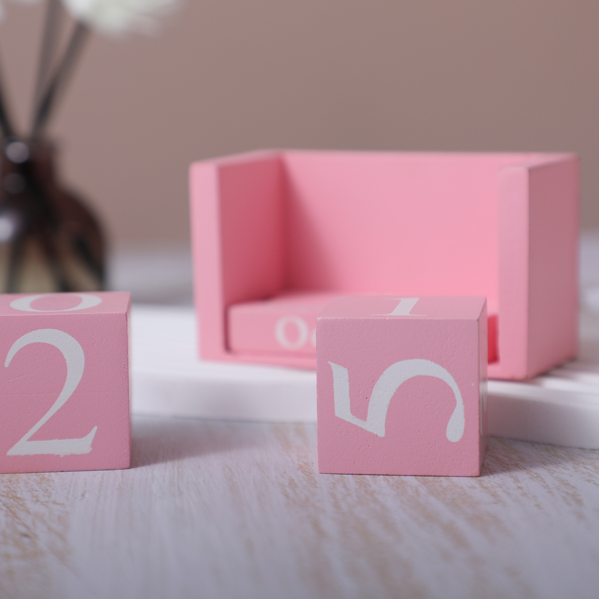 1set（6pcs）Vintage Wooden Perpe - Photography Date 评论和价格