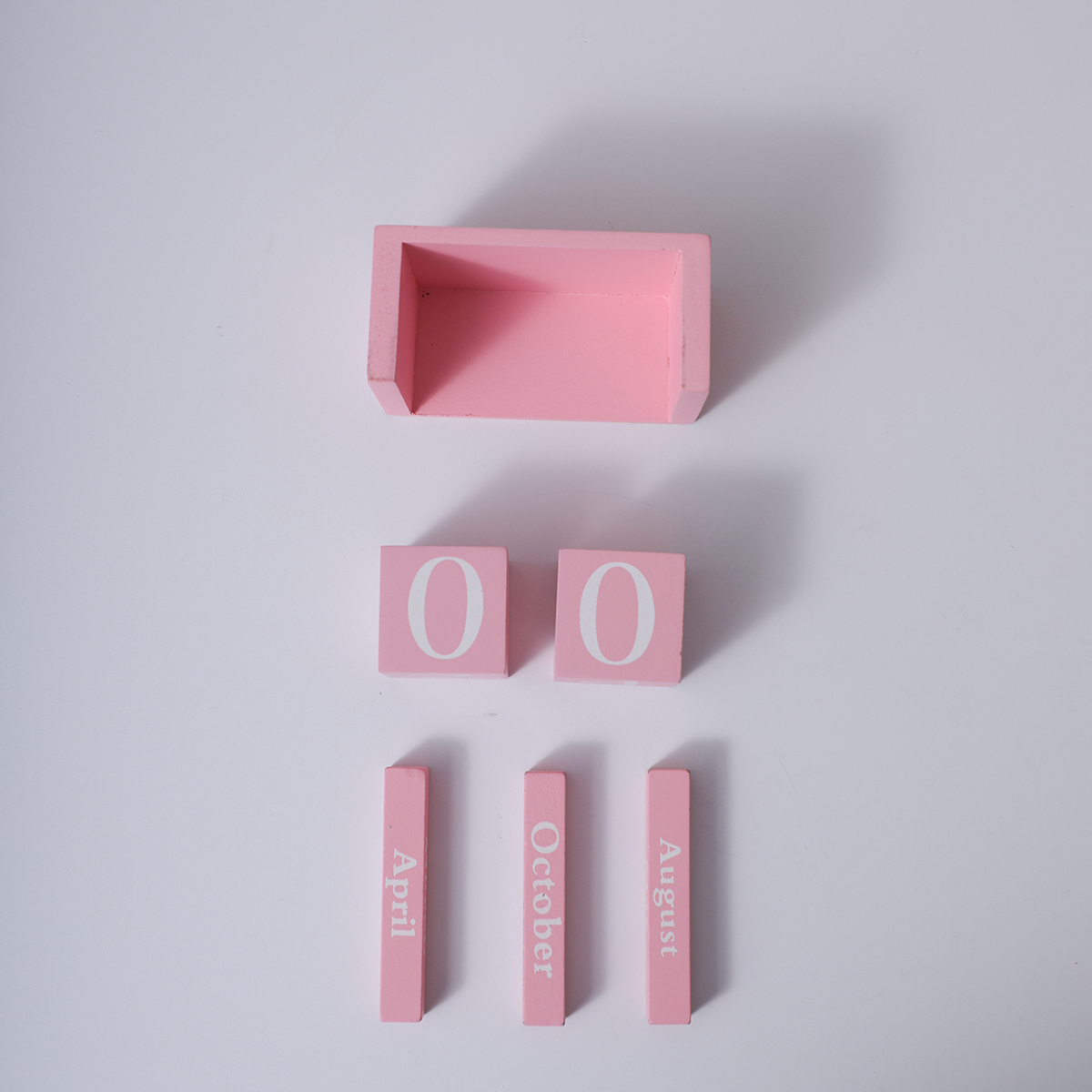 1set（6pcs）Vintage Wooden Perpe - Photography Date 评论和价格