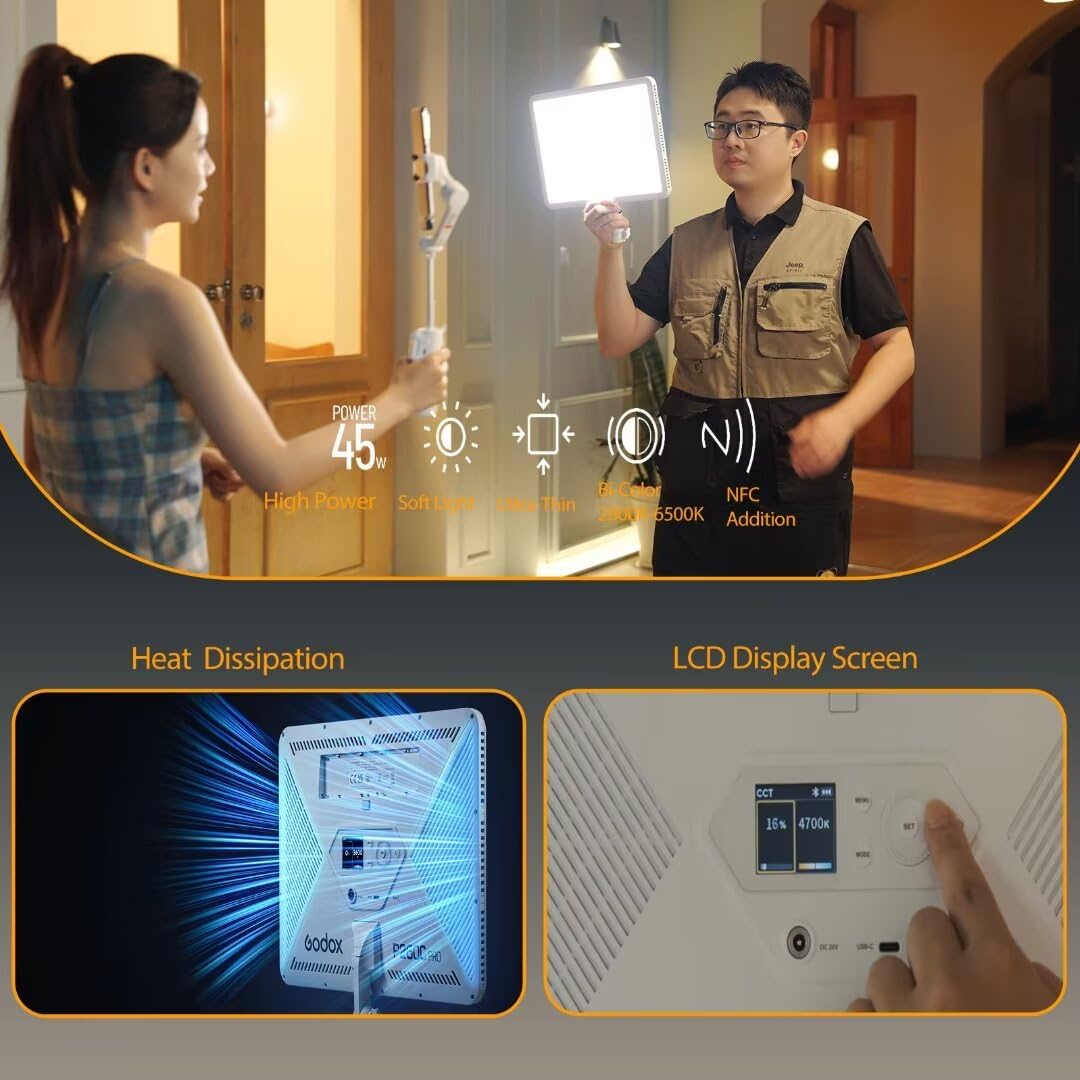 Godox P260C Pro LED Video Ligh - Pixel Art Led Panel 评论和价格