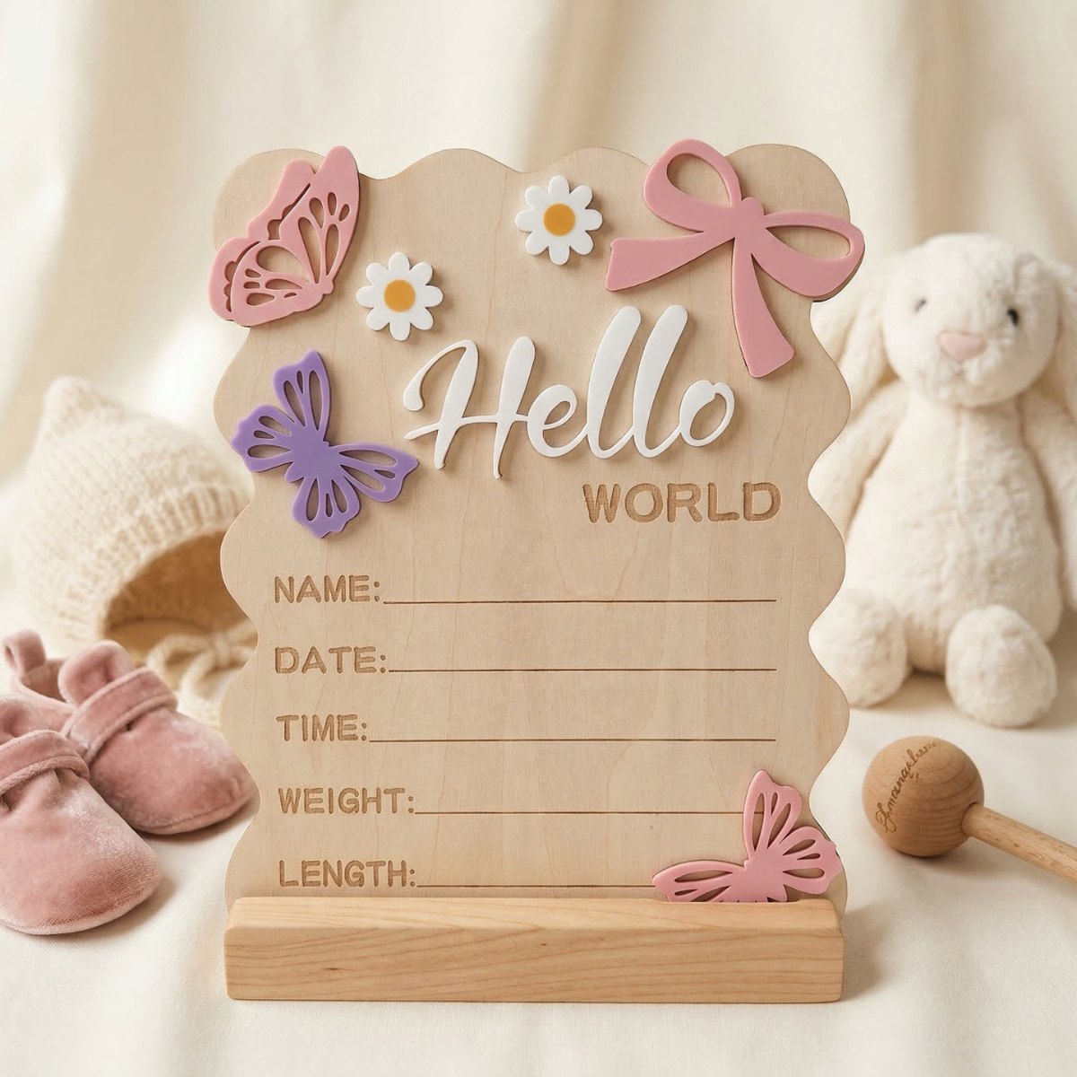 Boho Floral Butterfly Theme Wa - Photography Prompt 评论和价格