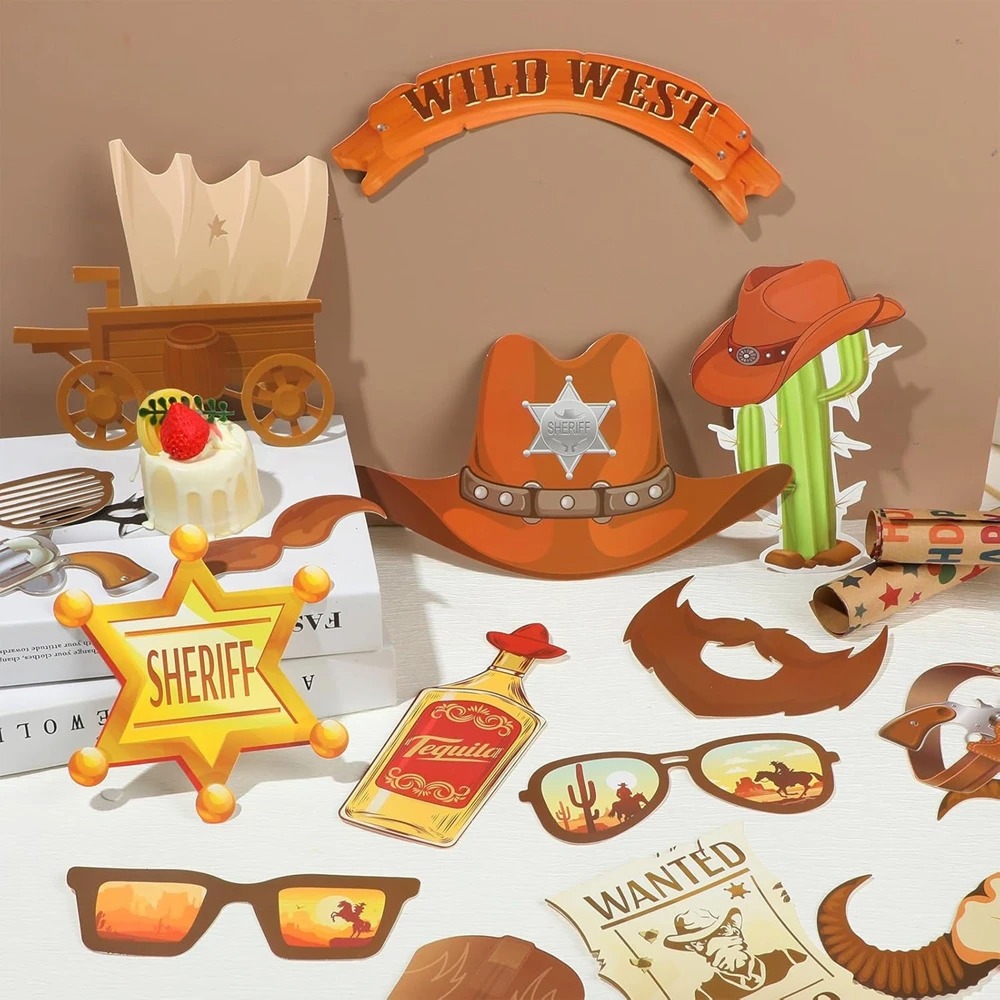 Wild West Cowboy Photo Booth P - Photography Prompt 评论和价格